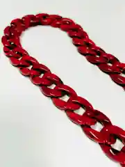 Красный цепочка пластиковая (акриловая)ручка для сумок и украшений