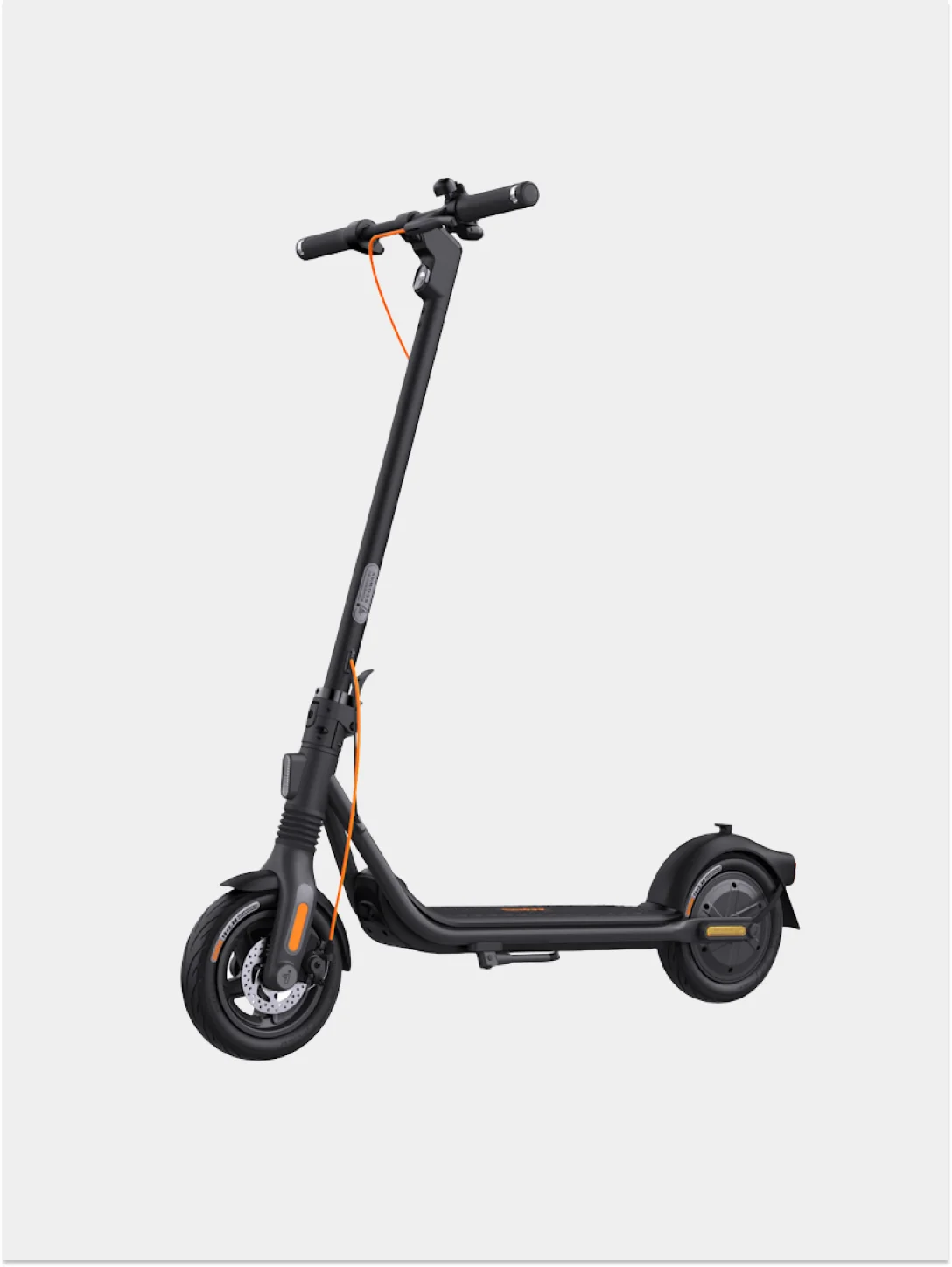 Черный электросамокат Ninebot KickScooter F2 PRO модели 051203A