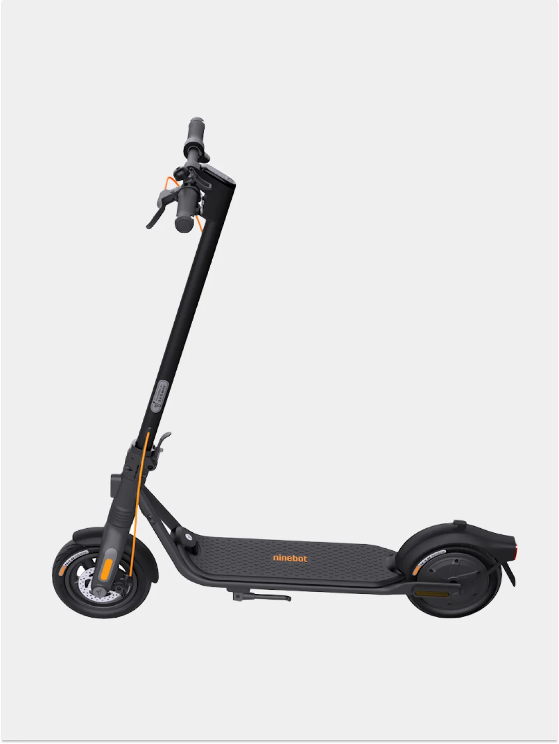 Черный электросамокат Ninebot KickScooter F2 PRO модели 051203A
