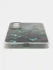Бирюзовый силиконовый чехол на Oneplus Nord CE4 / Ван Плас Норд СЕ4 прозрачный, с рисунком