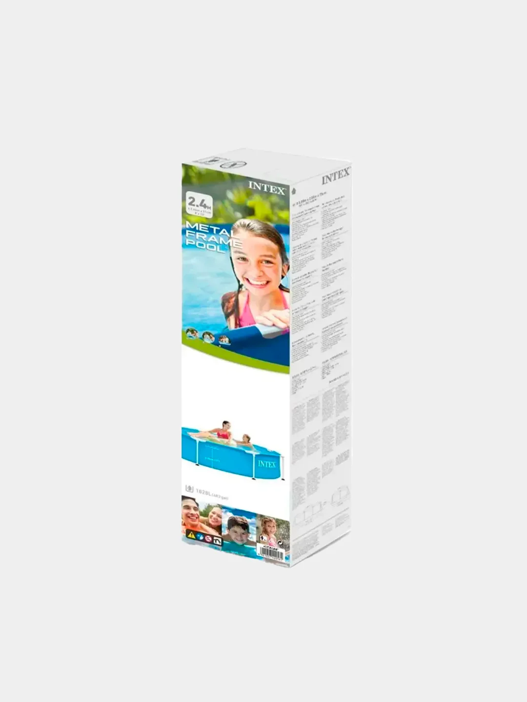 Бассейн каркасный Intex Metal Frame 28205NP, круглый, 244 х 51 см