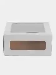 Коробка для торта 22 х 22 х 10, с окном, плотная