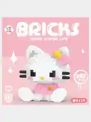 Конструктор аниме Куроми, Хэллоу Китти, Май Мелоди, Hello Kitty, My Melody, Kuromi