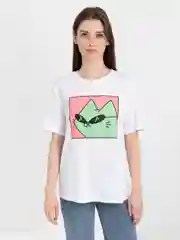 Слоновая кость футболка женская хлопок