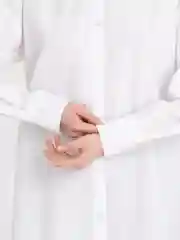 Белый рубашка женская базовая
