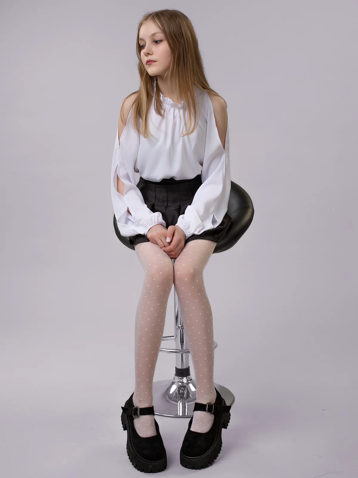 Бежевый колготки детские Giulia OKSI 01