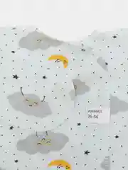 Коричневый костюм для новорожденного