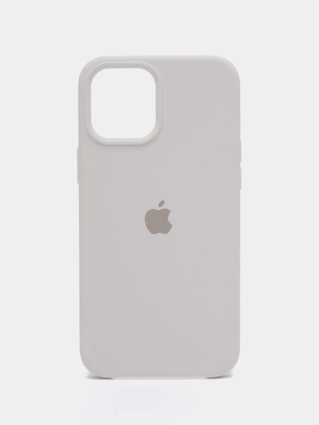 Белый чехол iPhone, Айфон 12 Про Макс, Pro Max, силиконовый
