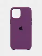 Пурпурный чехол iPhone, Айфон 12 Про Макс, Pro Max, силиконовый