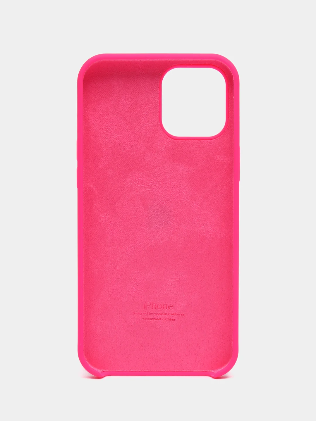 Фуксия чехол iPhone, Айфон 12 Про Макс, Pro Max, силиконовый