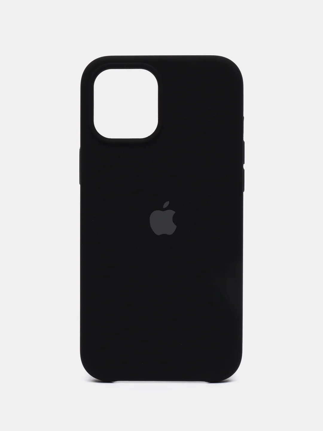 Черный чехол iPhone, Айфон 12 Про Макс, Pro Max, силиконовый