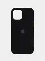 Черный чехол iPhone, Айфон 12 Про Макс, Pro Max, силиконовый
