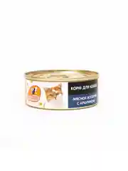 Корм консервированный Profifeed для кошек Мясное ассорти с кроликом
