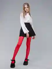 Красный колготки детские Giulia Hanna 02