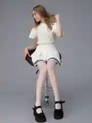 Белый колготки детские Giulia Hanna 02