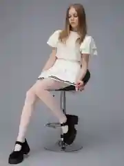 Белый колготки детские Giulia Hanna 02
