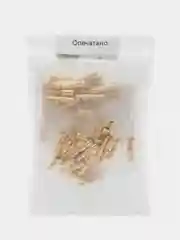 Голубой обжимные клеммы, соединители для проводов, латунь. В пакетике