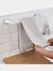 Белый держатель настенный, для полотенец