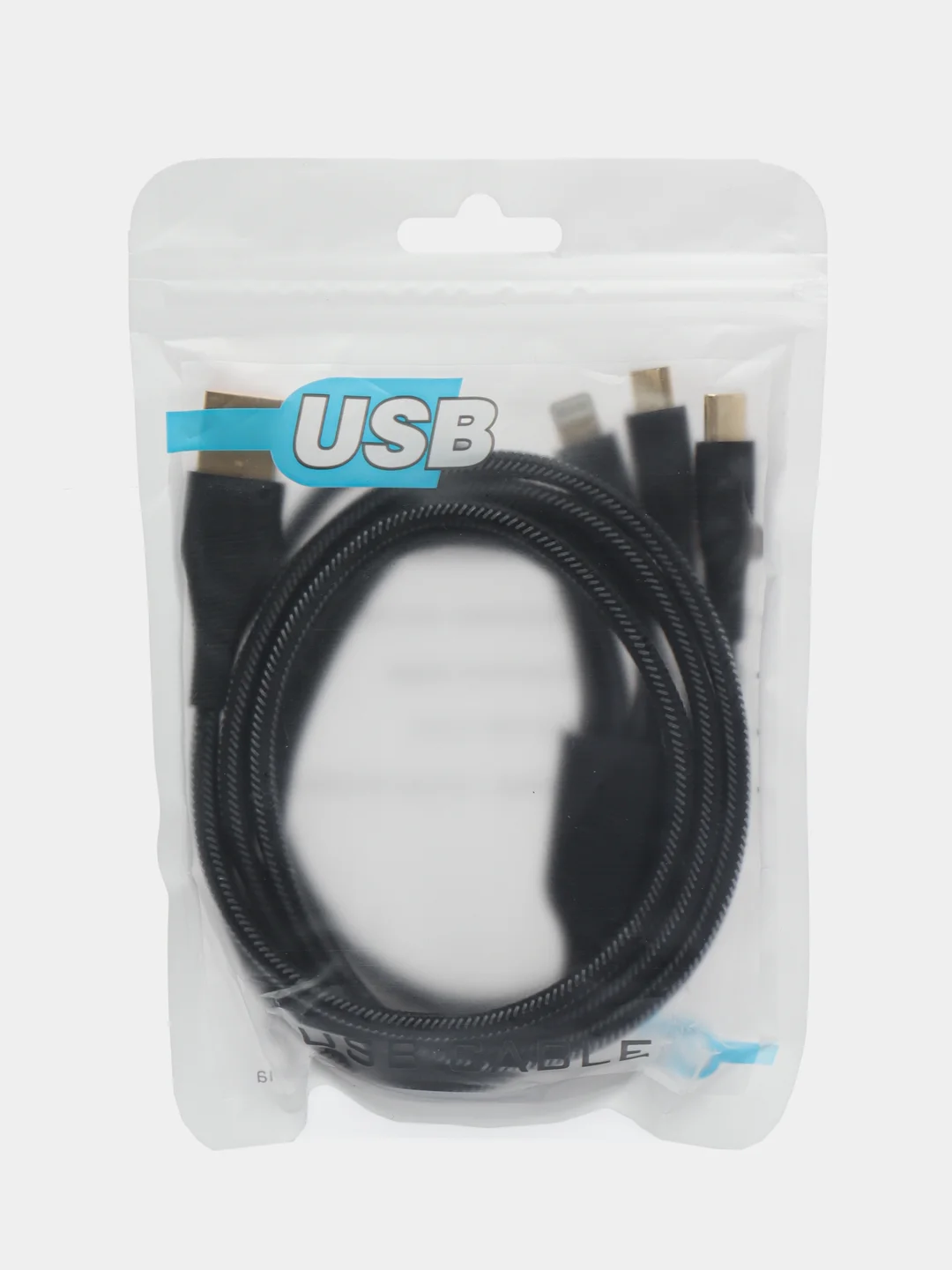 Кабель для телефона 3 в 1 (5А) Lightning, Type-c, Micro USB, Передача данных по type-c