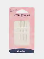 Иглы ручные для бисера супер тонкие  N10-15, 6 шт  (HEMLINE)