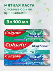 Набор зубных паст Colgate Макс Взрывная мята + Нежная мята + Кристальная мята