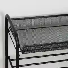 Подставка для обуви, 5 ярусов, 45*30*95 см, цвет чёрный