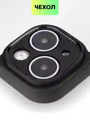 Прозрачный чехол для Apple iPhone 14/14 Pro/14 Pro Max пластиковый BROSCORP с силиконовой защитой