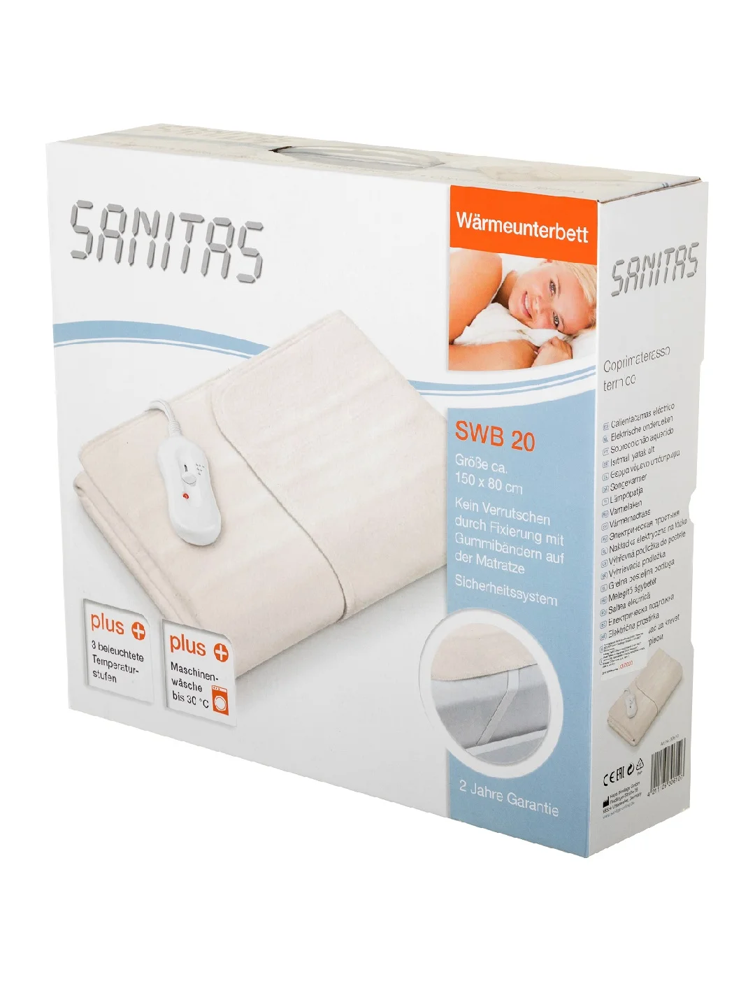 Электрическая простыня SANITAS SWB20, 60Вт