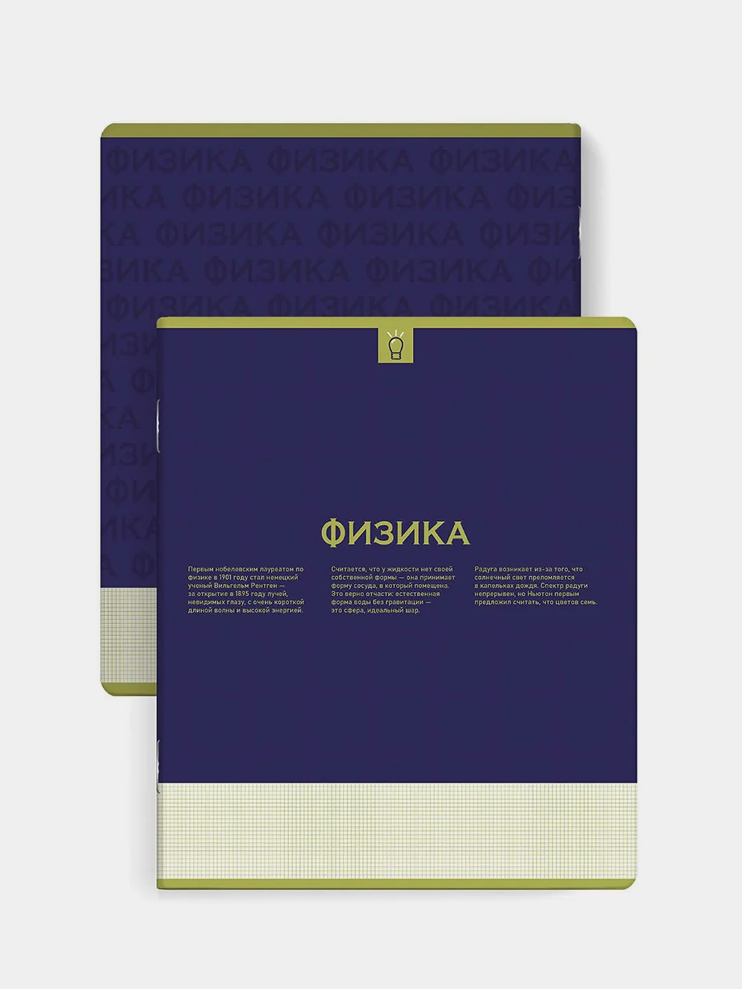 Тетрадь предметная Феникс+ "ФИЗИКА", А5+, клетка, переплёт "софт-тач", 48 л