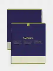 Тетрадь предметная Феникс+ "ФИЗИКА", А5+, клетка, переплёт "софт-тач", 48 л