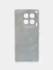 Бирюзовый чехол на Tecno Camon 30 4G / Текно Камон 30 4G прозрачный, с рисунком, защита камеры