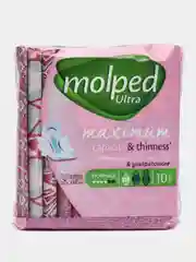 Прокладки женские Molped Ultra Normal, нормальная впитываемость, 10 шт
