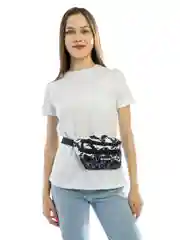 Хром сумка-бананка на пояс, большая, 3 кармана