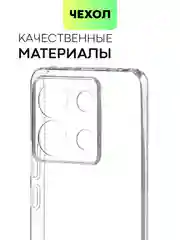 Прозрачный чехол для Xiaomi Redmi Note 13 Pro 4G/5G, 13 5G, Poco X6, Poco M6 Pro 4G, 13 Pro+, 13R Pro