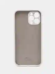Белый чехол iPhone, Айфон 12 Про Макс, Pro Max, силиконовый