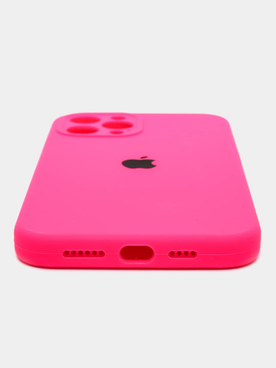 Темно-синий чехол iPhone, Айфон 12 Про Макс, Pro Max, силиконовый