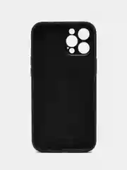 Черный чехол iPhone, Айфон 12 Про Макс, Pro Max, силиконовый