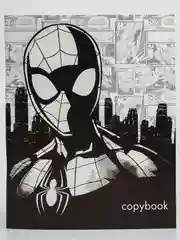 Тетрадь 48 листов в клетку, картонная обложка, "Marvel" Человек-паук