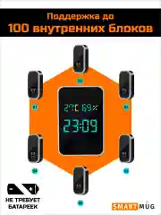 Звонок беспроводной, дверной, без батареек