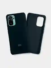 Черный чехол силиконовый для Xiaomi Redmi Note 10