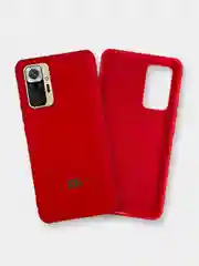 Красный чехол силиконовый для Xiaomi Redmi Note 10