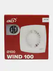 Вытяжной вентилятор ERA WIND C бесшумный с обратным клапаном D 100 120 мм