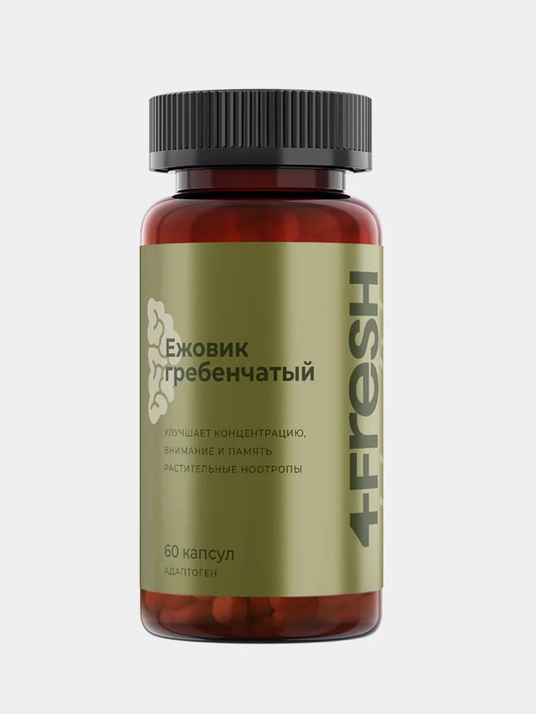 БАД к пище 4fresh "Ежовик гребенчатый", 60 капсул
