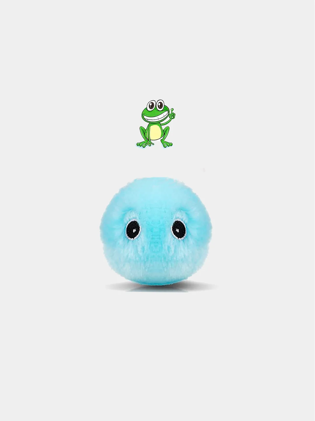 Розовый игрушка для кошек / Мячик плюшевый со звуком