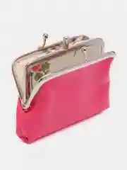 Белый кошелек-монетница, для женщин