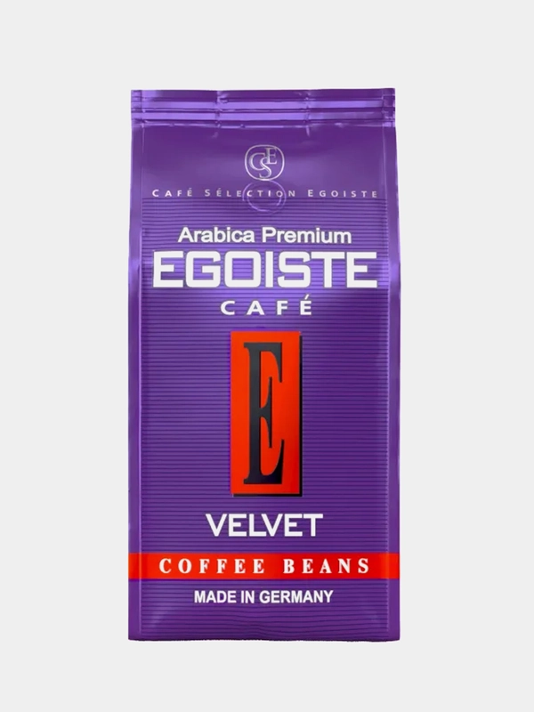 Кофе зерновой EGOISTE Velvet, полимерная упаковка, 200 г