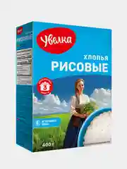 Хлопья рисовые Увелка, 400 г