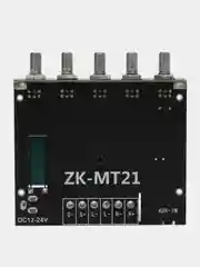 Черный aудио усилитель 2.1 ZK-MT21 50 Вт*2+100 Вт, Bluetooth 5.0