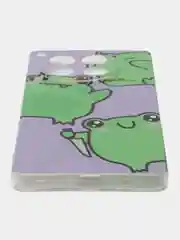 Лавандовый чехол на Tecno Camon 30 5G / Текно Камон 30 5G прозрачный, с рисунком, защита камеры
