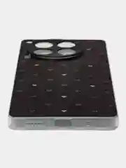 Черный чехол на Tecno Camon 30 5G / Текно Камон 30 5G прозрачный, с рисунком, защита камеры